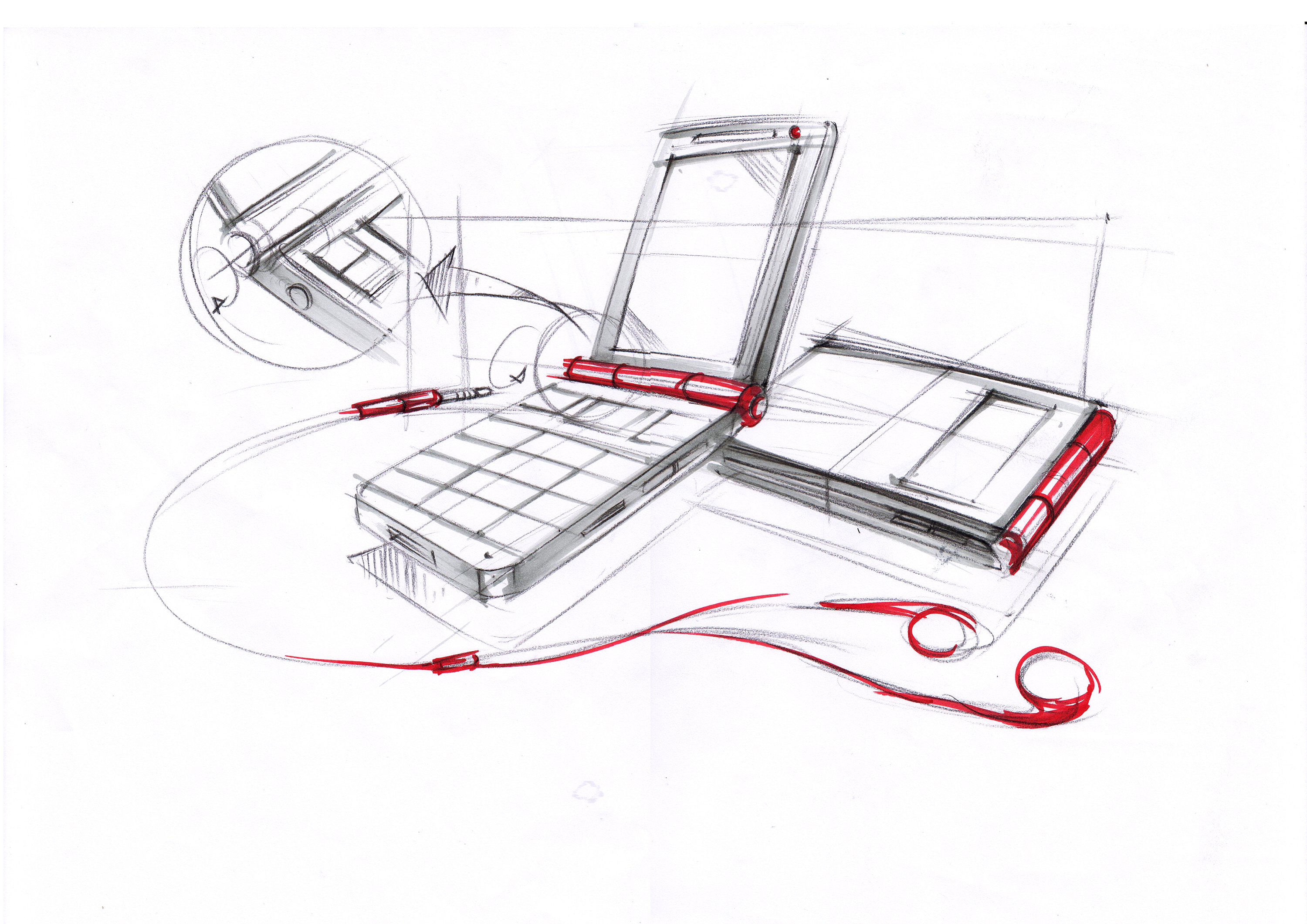 手机产品设计手绘上色 创意与技巧解析